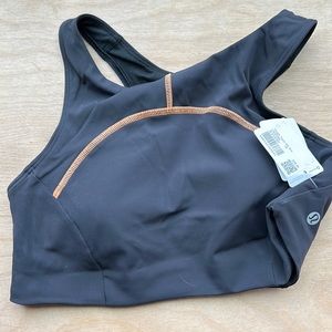 Brand new with tags Lululemon black tough train high neck bra